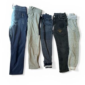 Boys Pants Bundle (Set of 5) - GAP, Sovereign Code, OshKosh - Size 6 & 7